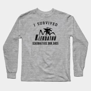 I Survived Klendathu - black Long Sleeve T-Shirt